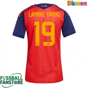 Spanien Lamine Yamal #19 Replik Heimtrikot Damen WM 2026 Kurzarm